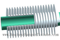 EN10204 L/LL/KL Type Fin Tube , Overlapped Type LL Cooling Aluminum Fin Tube